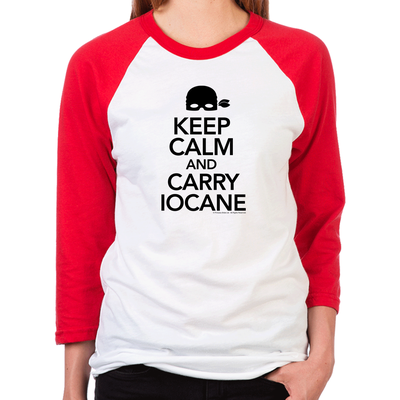 Keep Calm and Carry Iocane Unisex Baseball T-Shirt