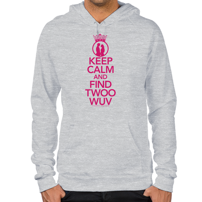 Keep Calm and Find Twoo Wuv Hoodie