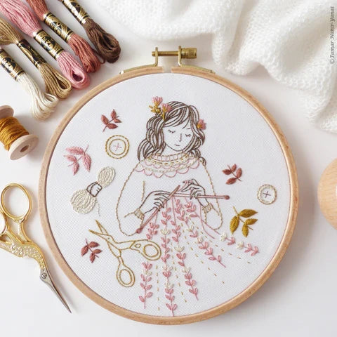 Knitted Dreams 6" Embroidery Kit