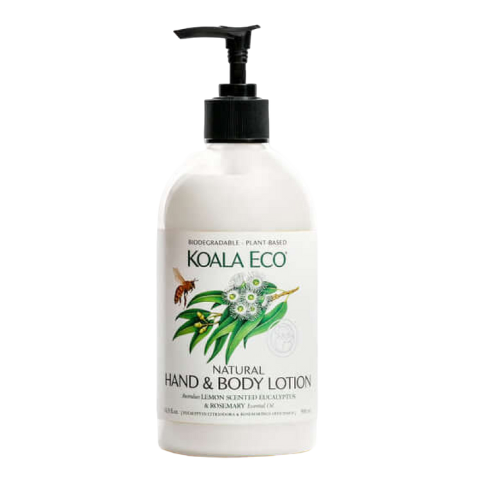 Koala Eco Natural Hand & Body Lotion - Lemon Scented Eucalyptus & Rosemary 500ml