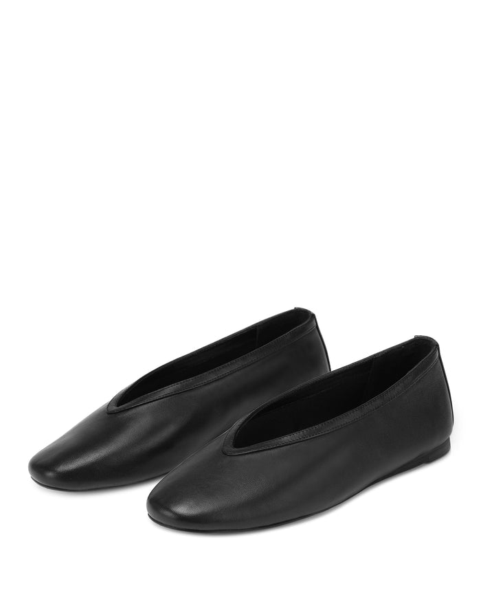 Lane Black Leather