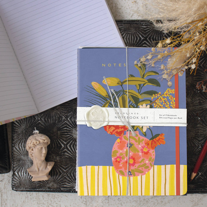 Lazy Daisy Sewn Trio Notebook Set