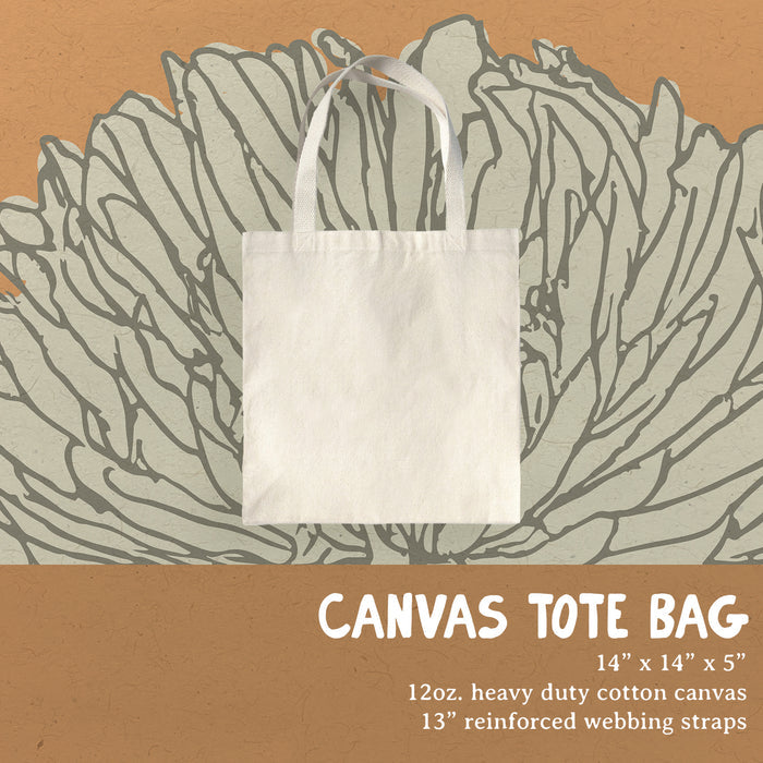 Lemon - Customizable Canvas Tote Bag