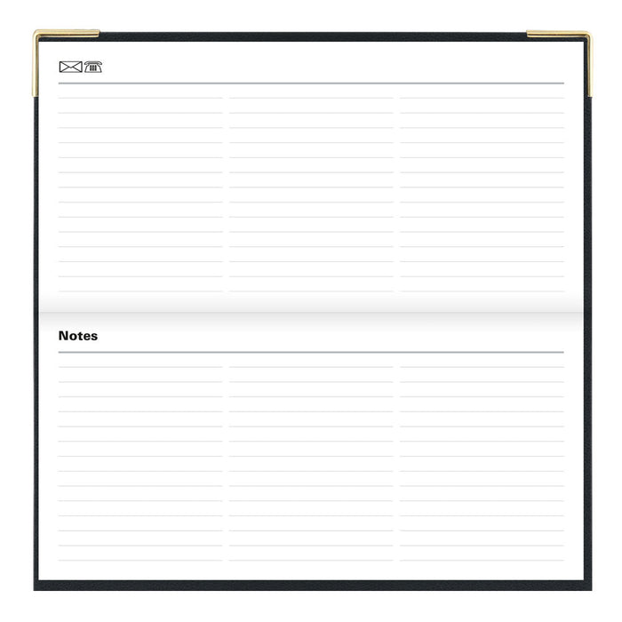 Letts Slim Monthly 13-Month Planner, Classic, 2027 Black 27-C12SBK#color_black