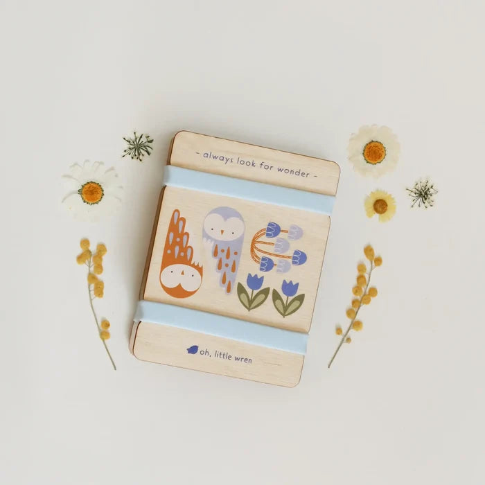 Little Nature Press - Mini Wooden Flower Press - Owl Design