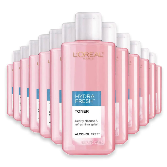 L'Oréal Paris Hydrafresh Alcohol-Free Facial Toner with Beta Hydroxy Acid - 8.5 oz - 24 Pack