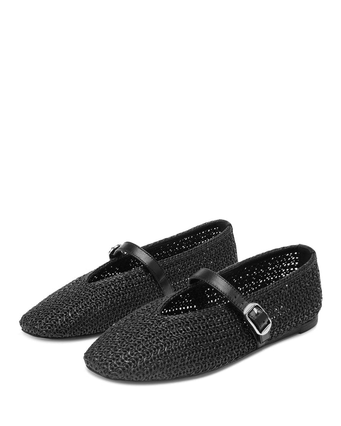 Lova Black Raffia
