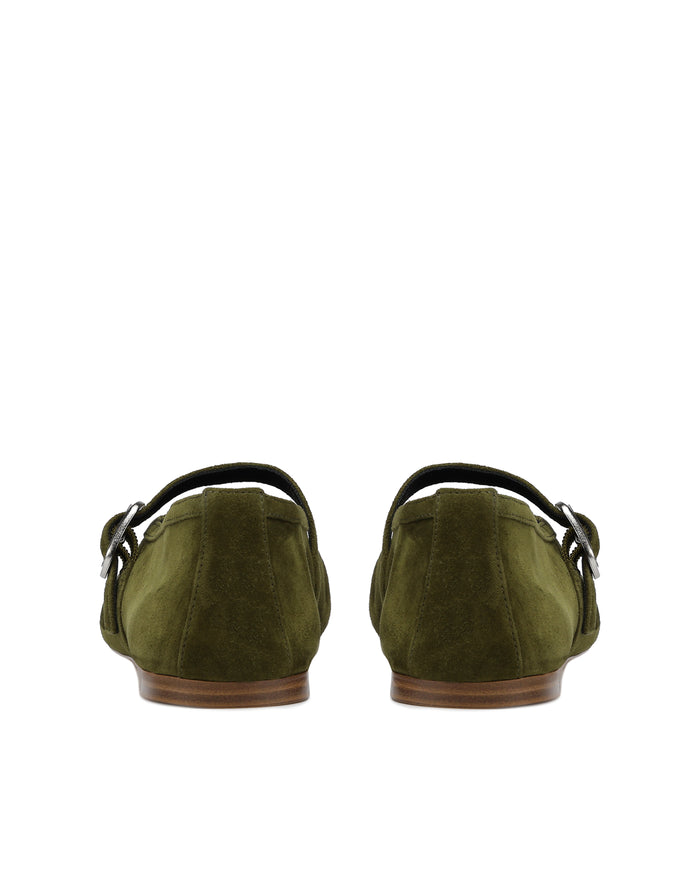 Lova Green Suede