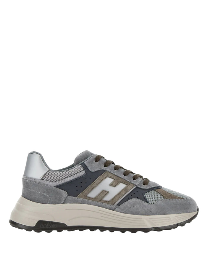 M Hyperlight Mix Sneaker Light Grey Suede