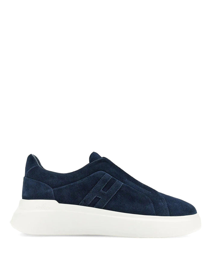 M Slip On Sneaker Navy Suede