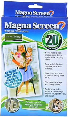 Magna Mesh Screen- Magnetic Closing Mesh Door - 2 Pack