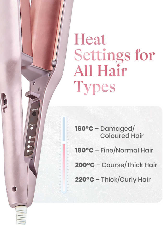 MakeMeebold Wavy hair curler + Heat protecting mist