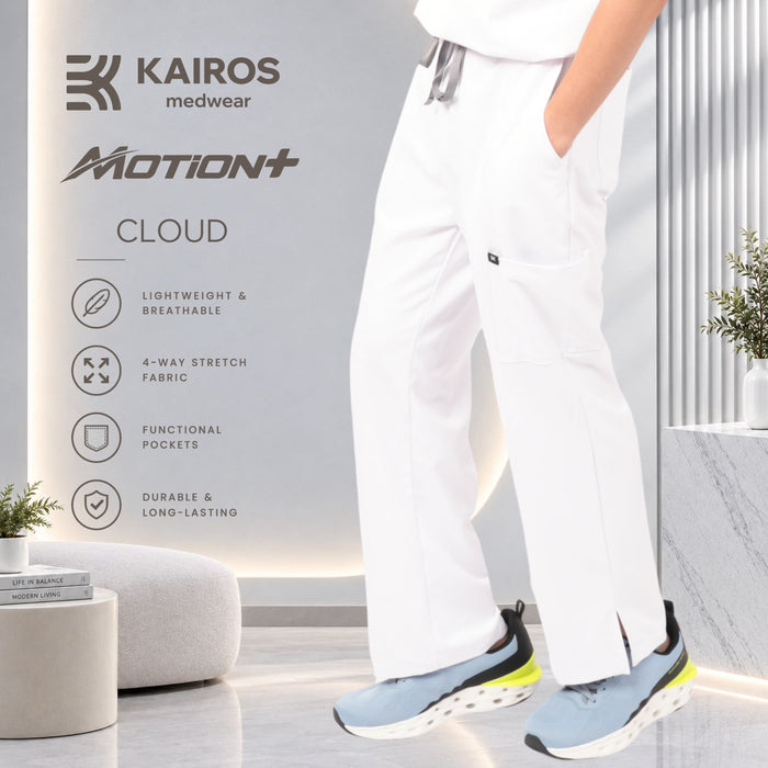Male Scrubs Pants | Straight Cut with Slit | Kairos Motion+