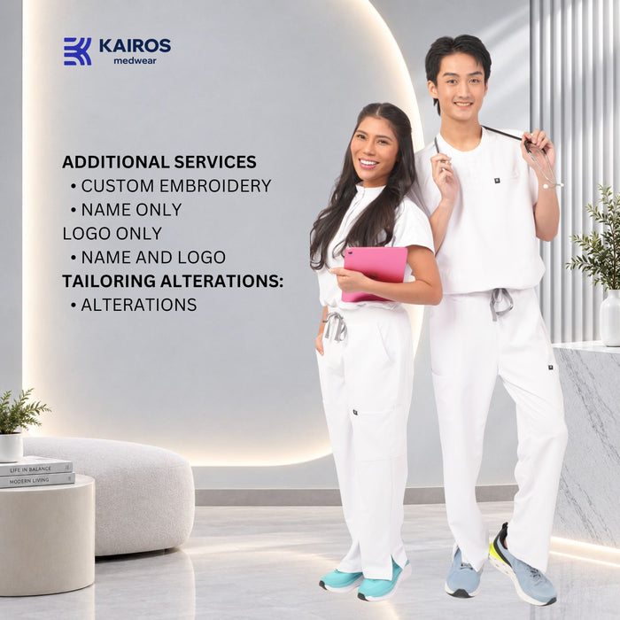Male Scrubs Pants | Straight Cut with Slit | Kairos Motion+