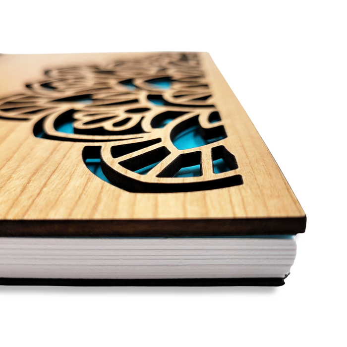 Mandala Wood Journal - Stationery, Journals, Notebook: Lined