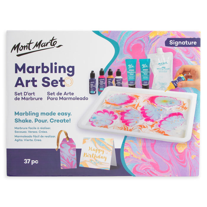 Marbling Art Set Signature 37pc