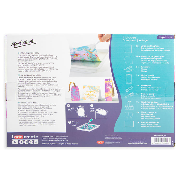 Marbling Art Set Signature 37pc