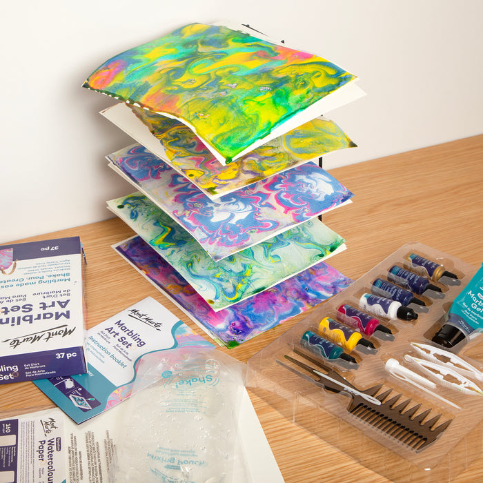 Marbling Art Set Signature 37pc