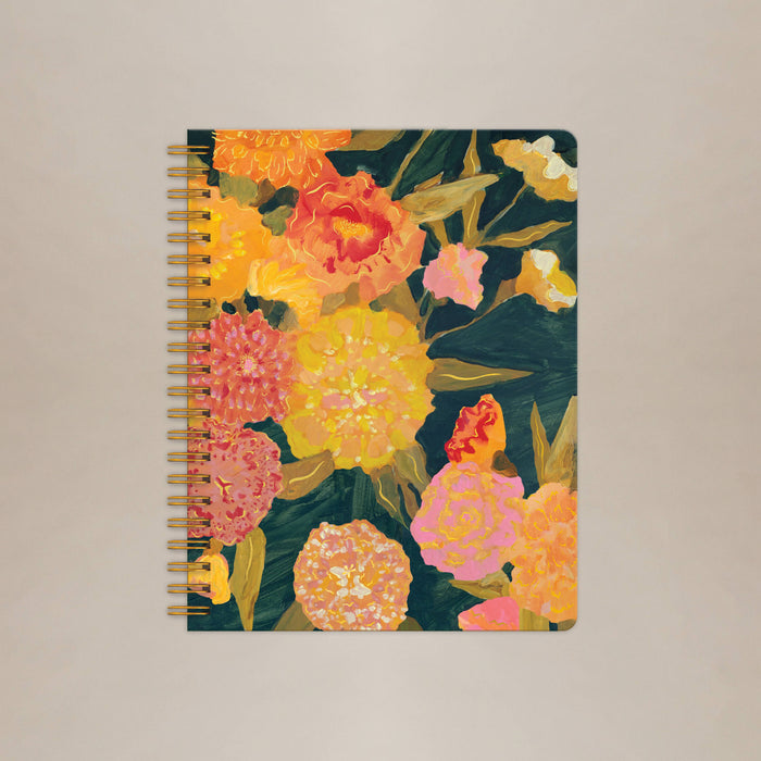 Marigolds Seedlings 8.5" x 11" Notebook