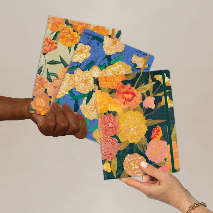 Marigolds Sewn Trio Notebook Set