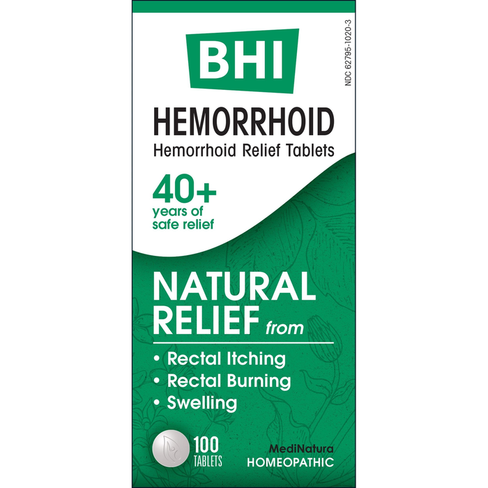 MediNatura BHI Hemorrhoid 100 Tablets