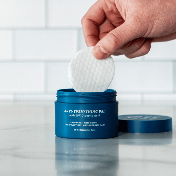 Men’s Exfoliating Face Wipes, Glycolic & Salicylic Acid Pads