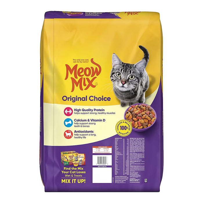 Meow Mix Original Choice Adult Dry Cat Food, 24 lb