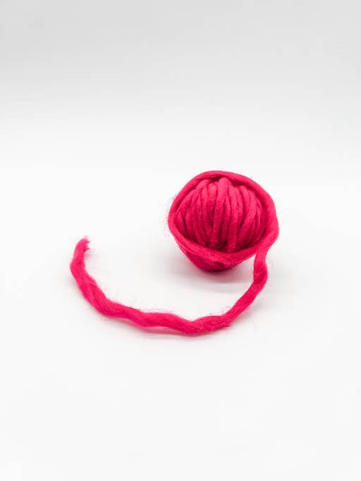 Merino Wool Yarn - 16 Colors: Hot Pink