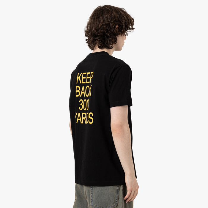 Metalwood 300 Yards T-Shirt / Overdyed Black