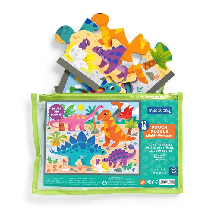 Mighty Dinosaurs  Pouch Puzzle