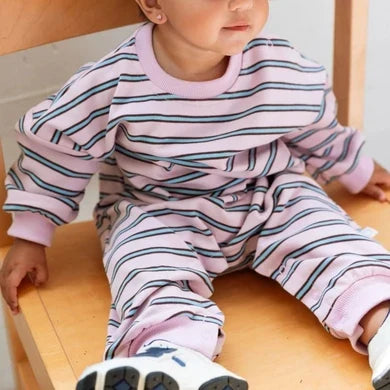 Mini Matching Striped Romper
