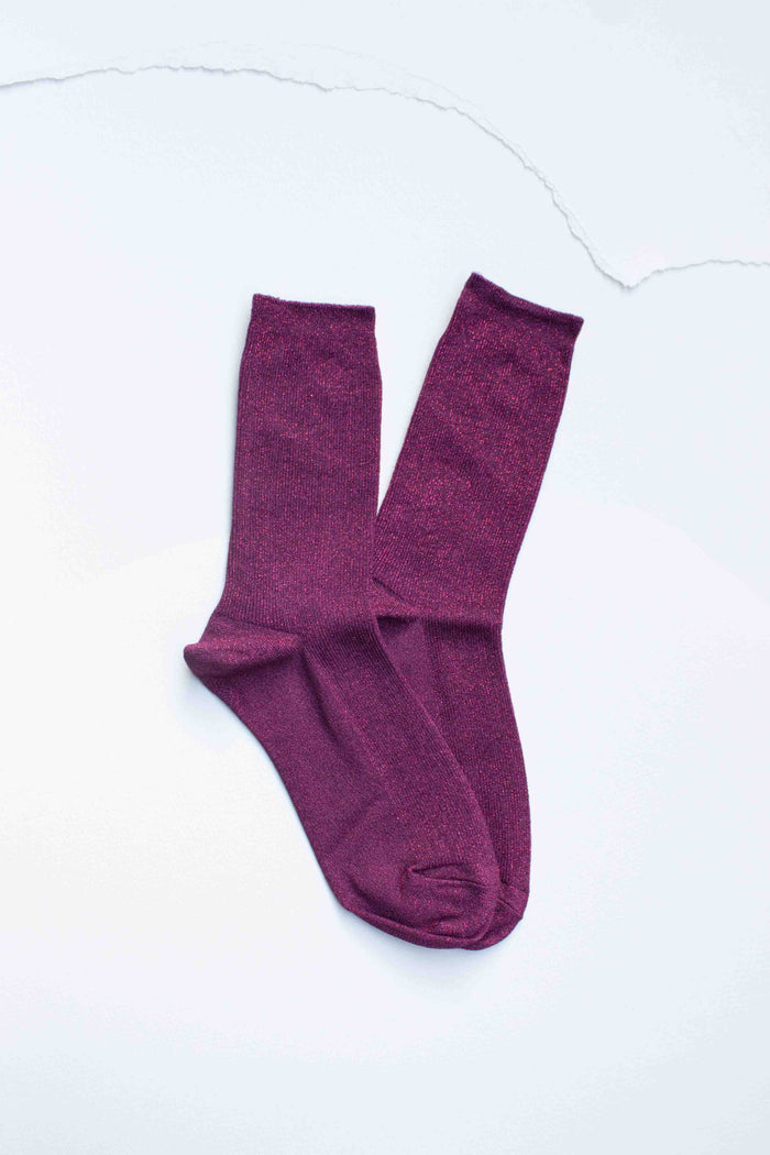 Modal Blend Glitter Socks