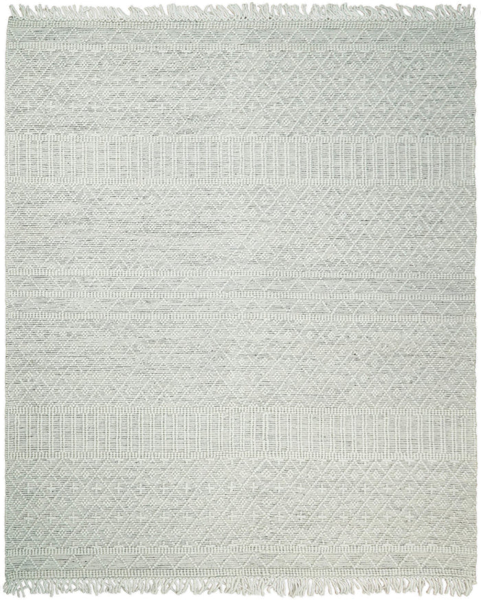 Hand Made Woolen Chunky and Soft White Wool Area Rug | CAL1 - The Rug Decor