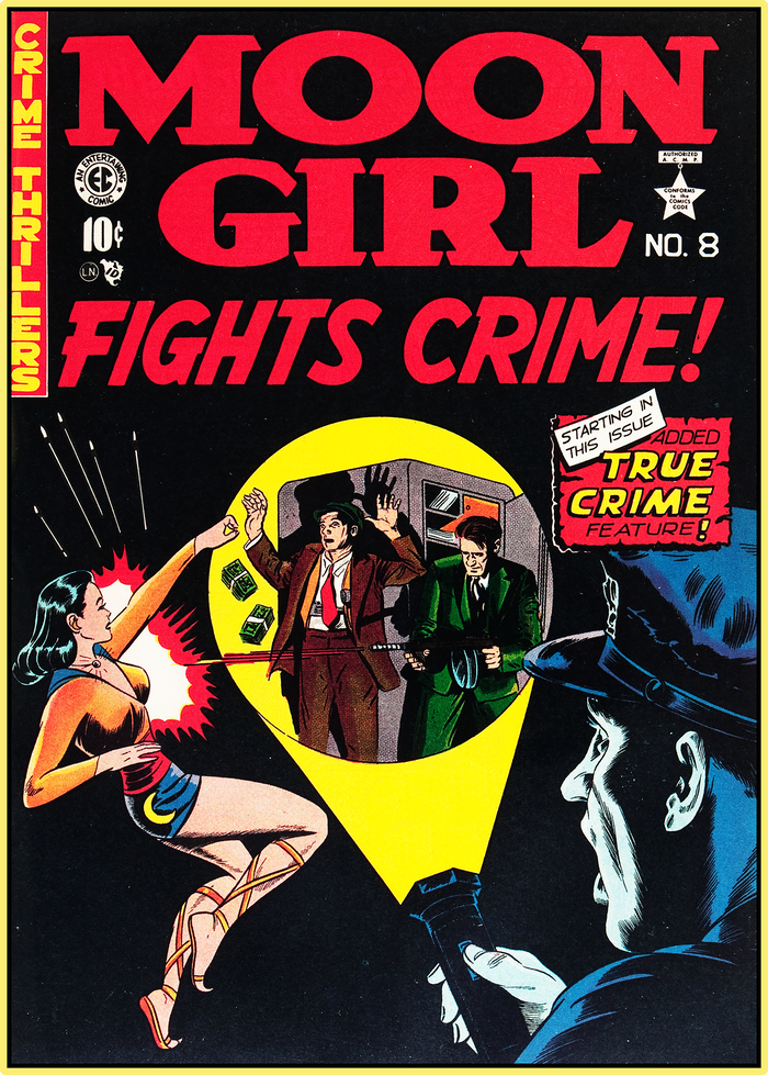 MOON GIRL 1949 - GOLDEN AGE TURBO TEE!