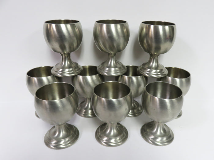 Nantucket Pewter Wine Goblets