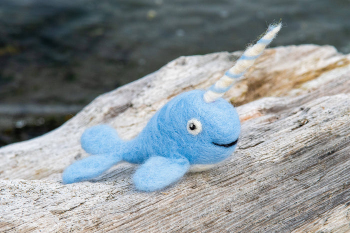 Narwhal Felting Kit