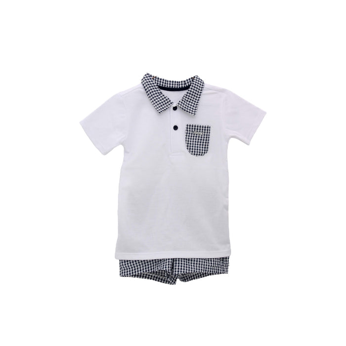 Nautic Navy Gingham 2-piece Set