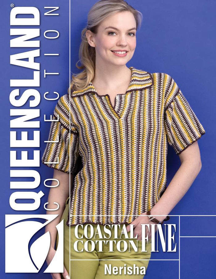 "Nerisha" Crocheted Polo Top Pattern