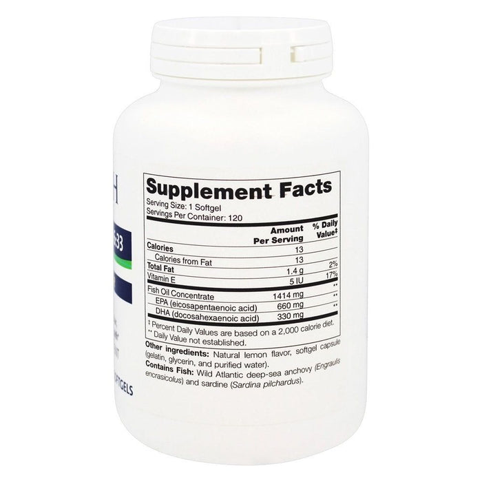 Trident SAP 66:33 Lemon Flavor 120 Softgels - The Oasis of Health