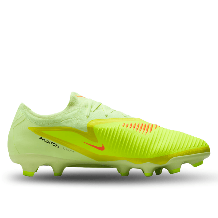 Nike Phantom 6 Low Pro Firm Ground Soccer Cleats (Hyper Crimson/Black/Limelight) | SoccerWearhouse