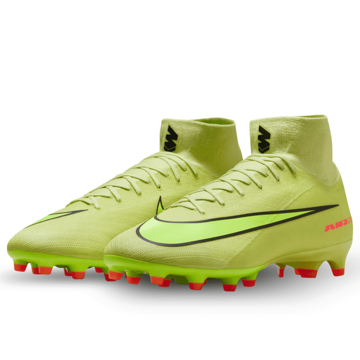 Nike Zoom Superfly 10 Pro Artificial Grass - Pro Soccer Cleats (Limelight/Volt/Hyper Crimson) | SoccerWearhouse