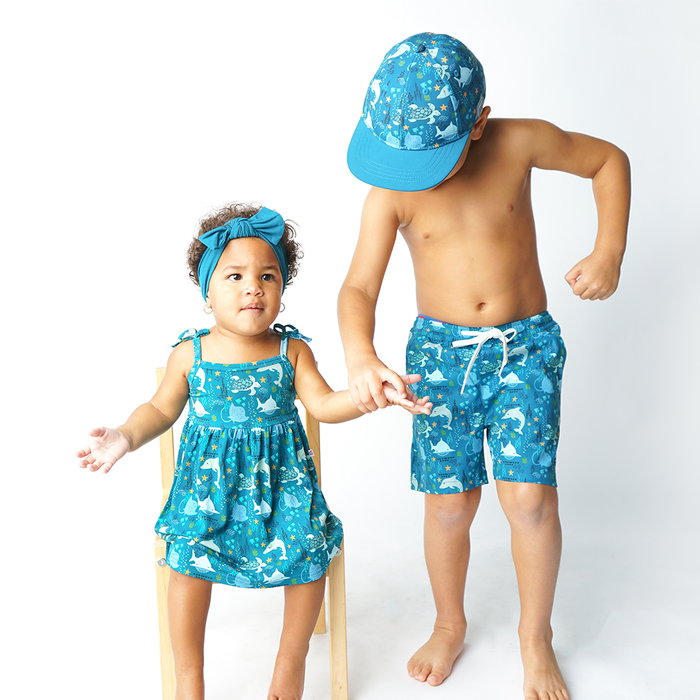 Ocean Friends Bamboo Sundress Summer Kids Clothing: 12-18M