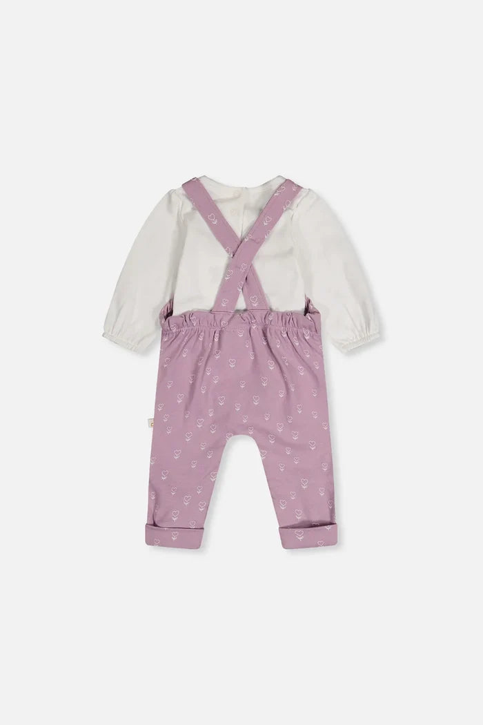 Organic Cotton Onesie and Overall Set