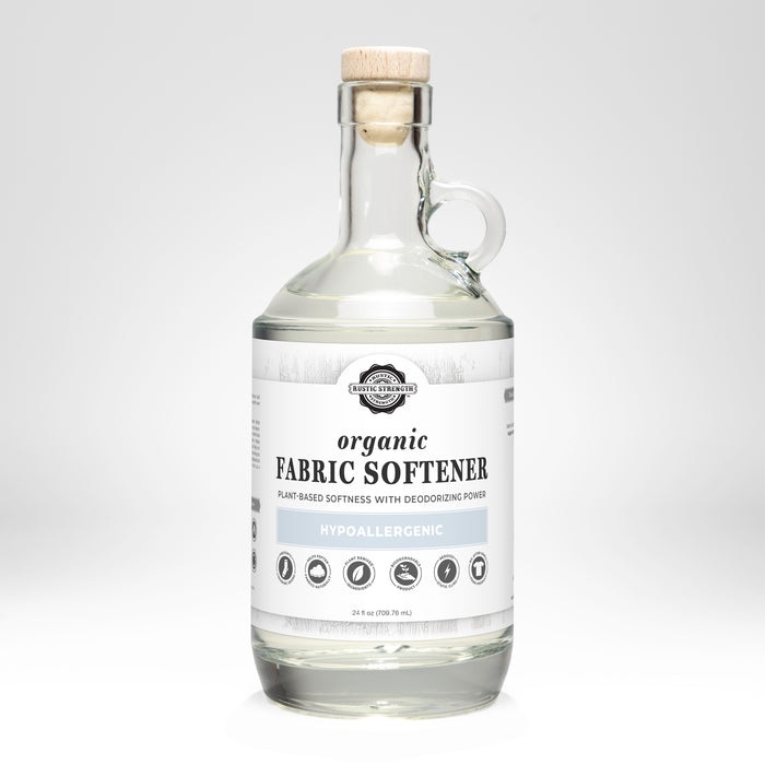 Rustic Strength - Organic Fabric Softener | 24oz Glass | Hypoallergenic