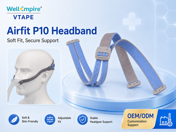 P10 CPAP Headgear Replacement Strap – Polyester Buckle Style