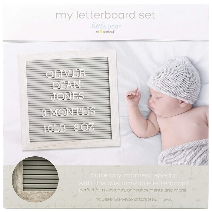 Pearhead Little Pear Letterboard Set