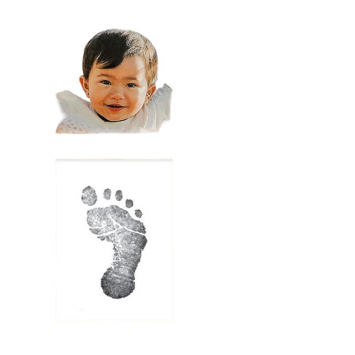 Pearhead Rainbow Babybook - Blush