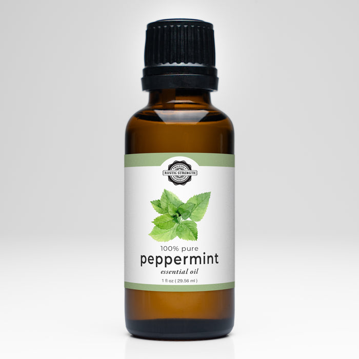 Rustic Strength - Essential Oil | 1oz Amber Glass Vial | Peppermint
