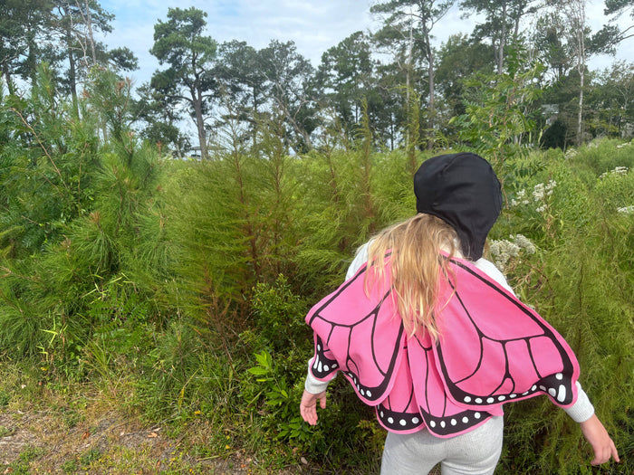Pink Monarch Butterfly Costume Wings