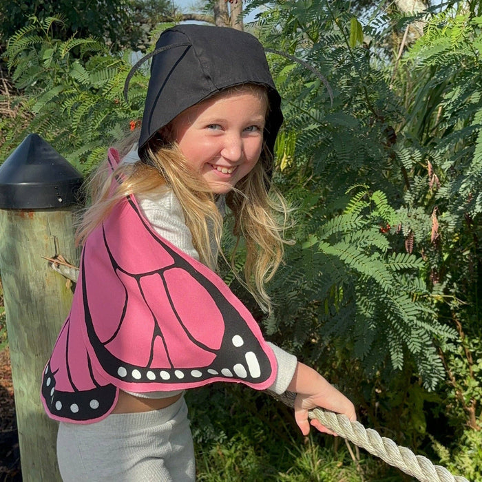 Pink Monarch Butterfly Costume Wings